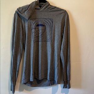 Gray Graphic Hooded Tshirt Ohana Brand